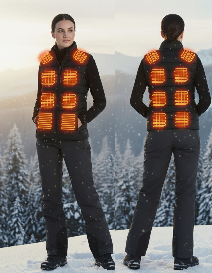 Podgrzewana Kamizelka Damska