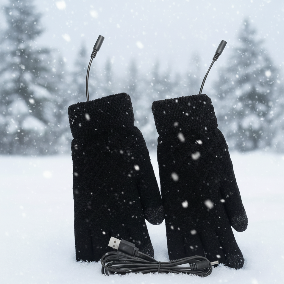 Podgrzewane Rękawiczki USB 2w1