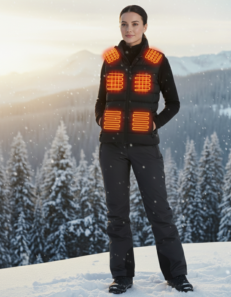 Podgrzewana Kamizelka Damska