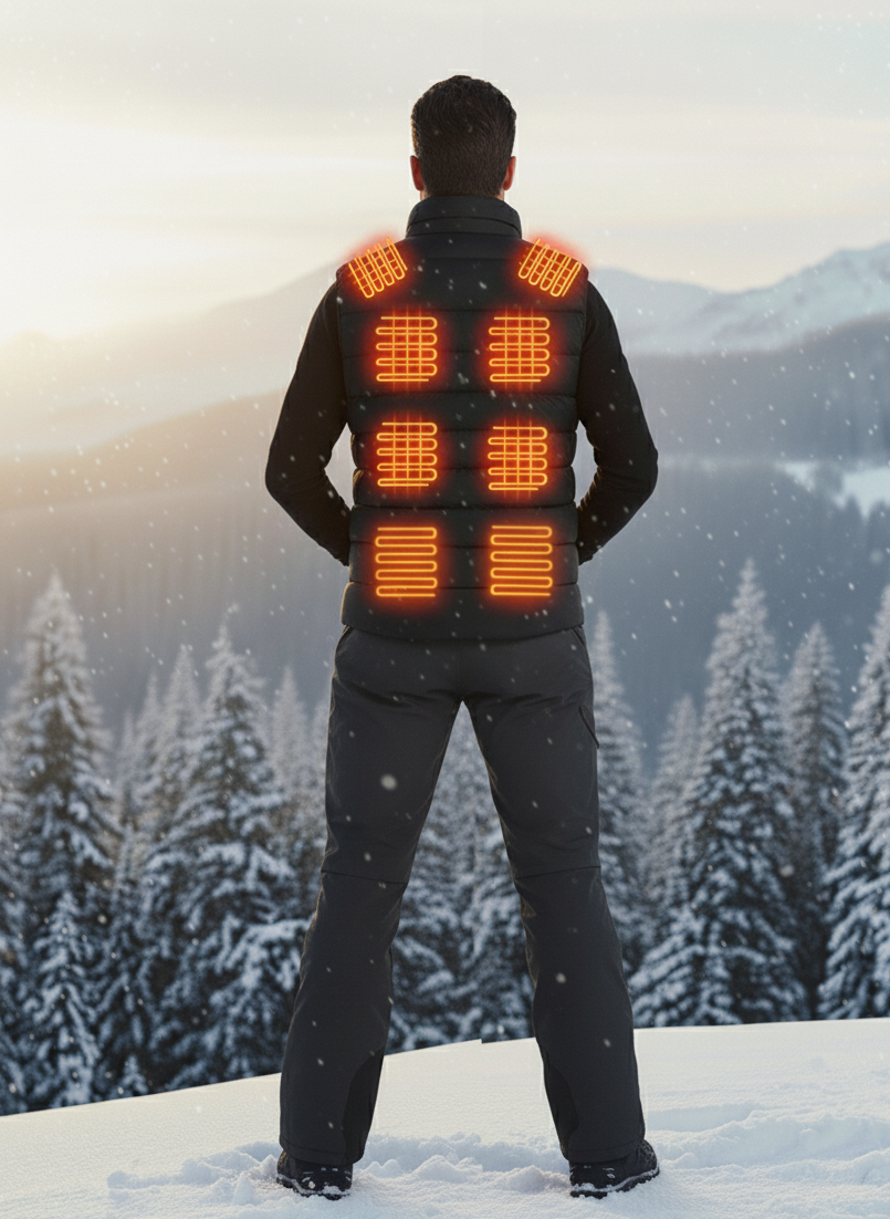 Podgrzewana Kamizelka Męska