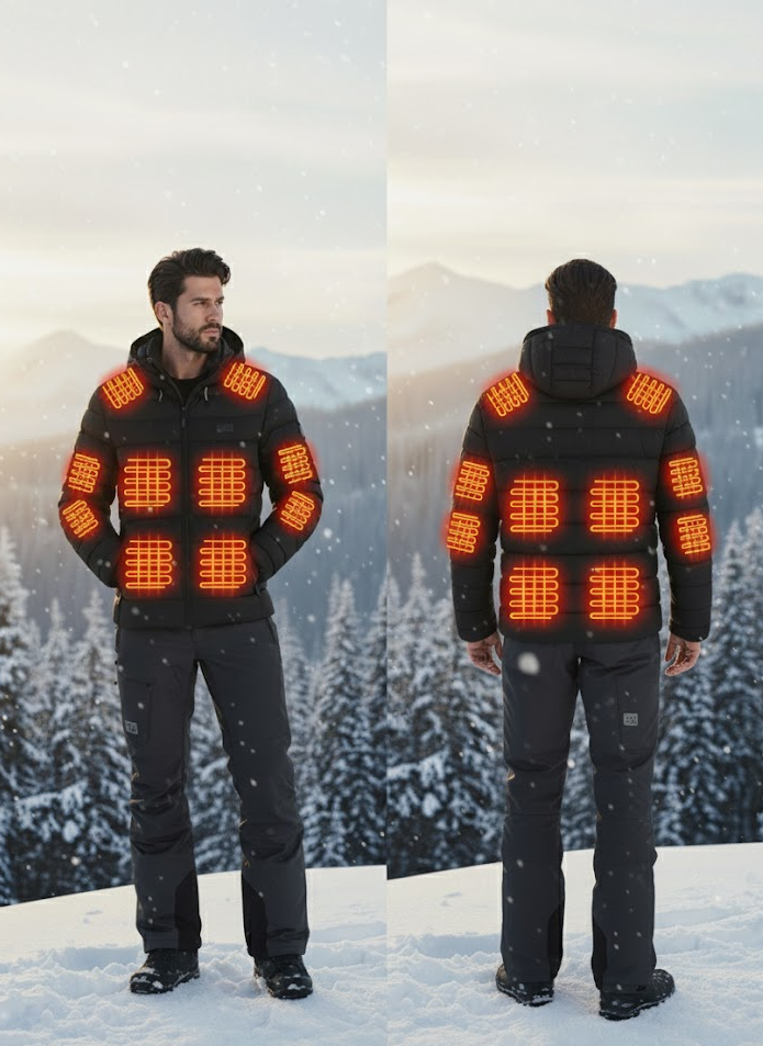 Podgrzewana Kurtka Męska